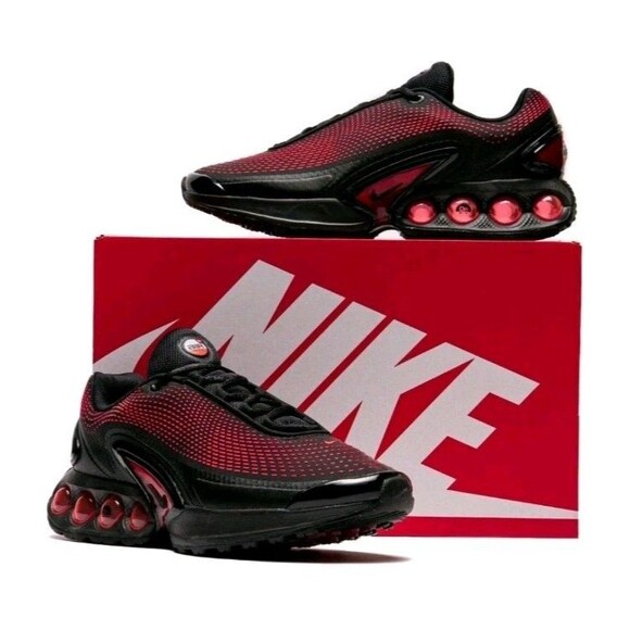 Nike Air Max DN Men Size 13 Essential Men\'s Black Bright Crimson Red HV5235-002 main image 13